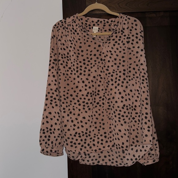 EUC Rebecca Taylor Print Top / Blouse Size XL - Picture 3 of 8